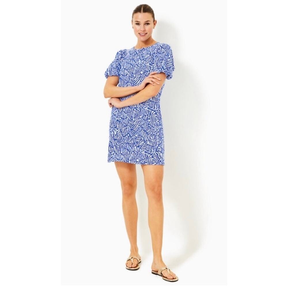 Lilly Pulitzer Rosen Martinique Blue Dress - size XL -OD